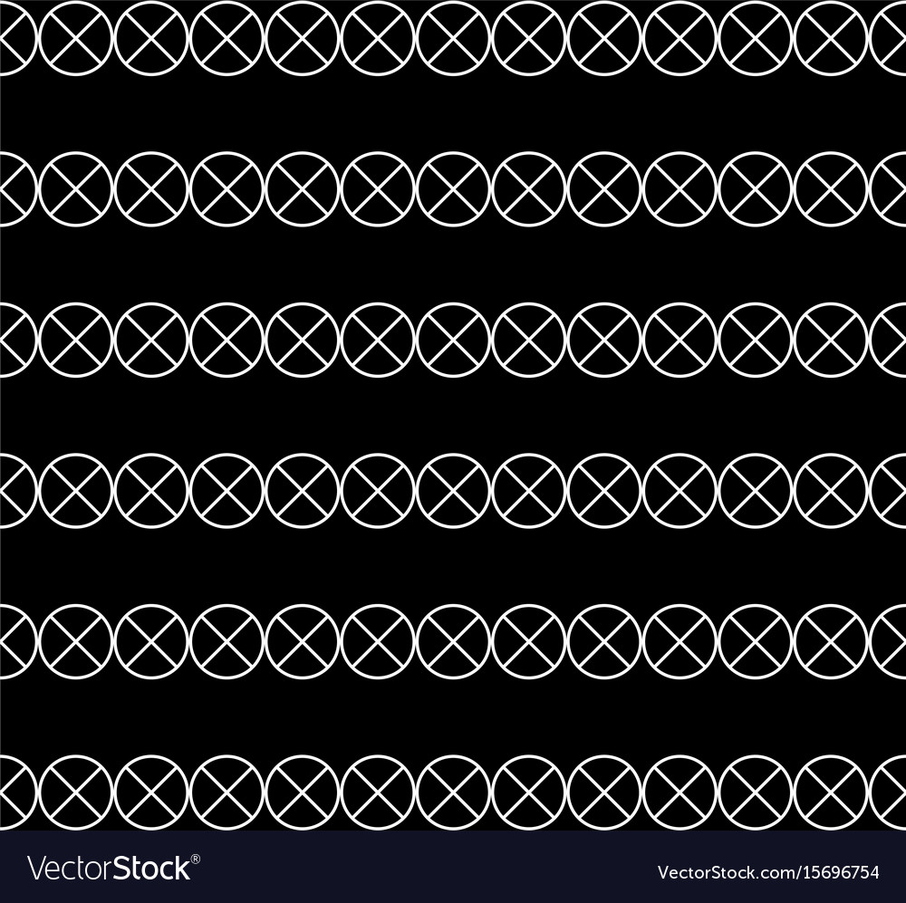 Circle pattern with cross