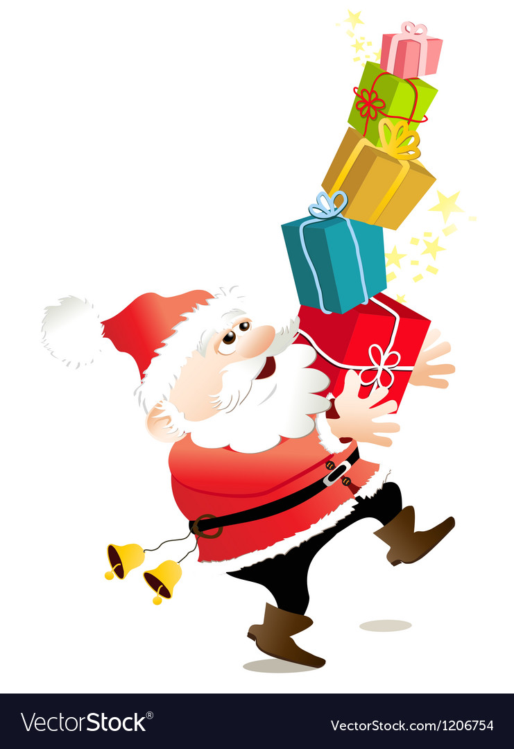 Santa claus Royalty Free Vector Image - VectorStock