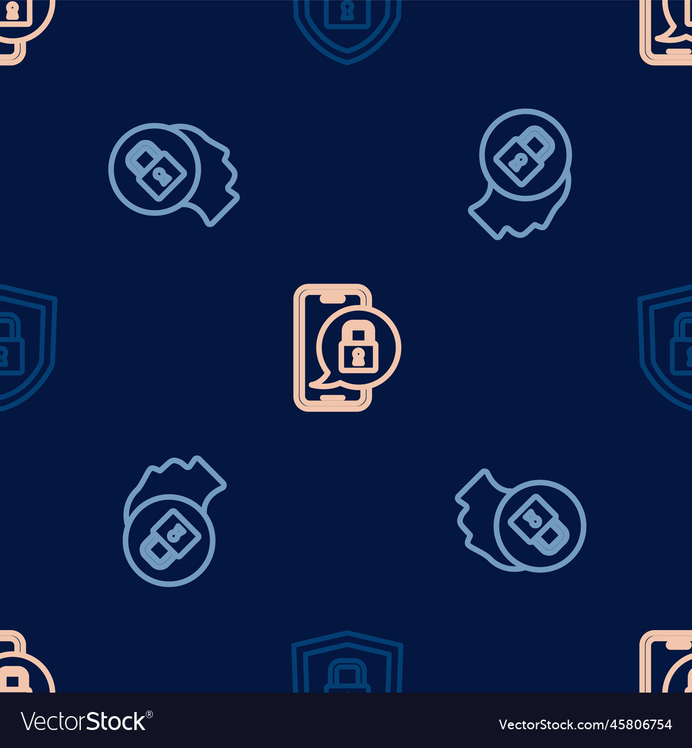 Set line shield security with lock