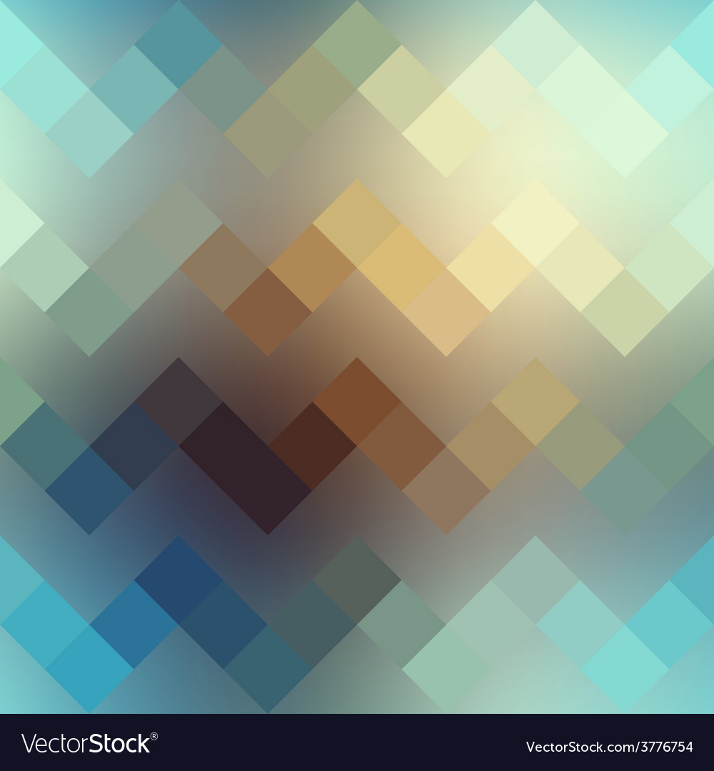 Textured pixels chevron pattern on blurred