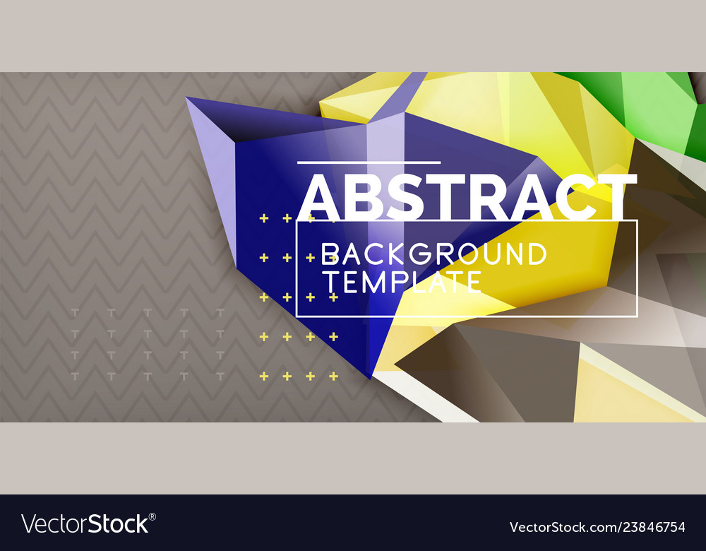 Triangular low poly background design