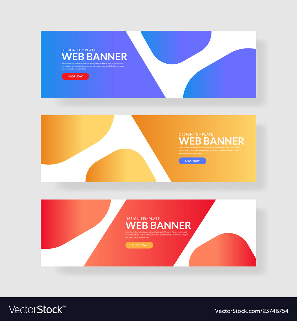 Website banner ui ux Vector Image Website banner ui ux