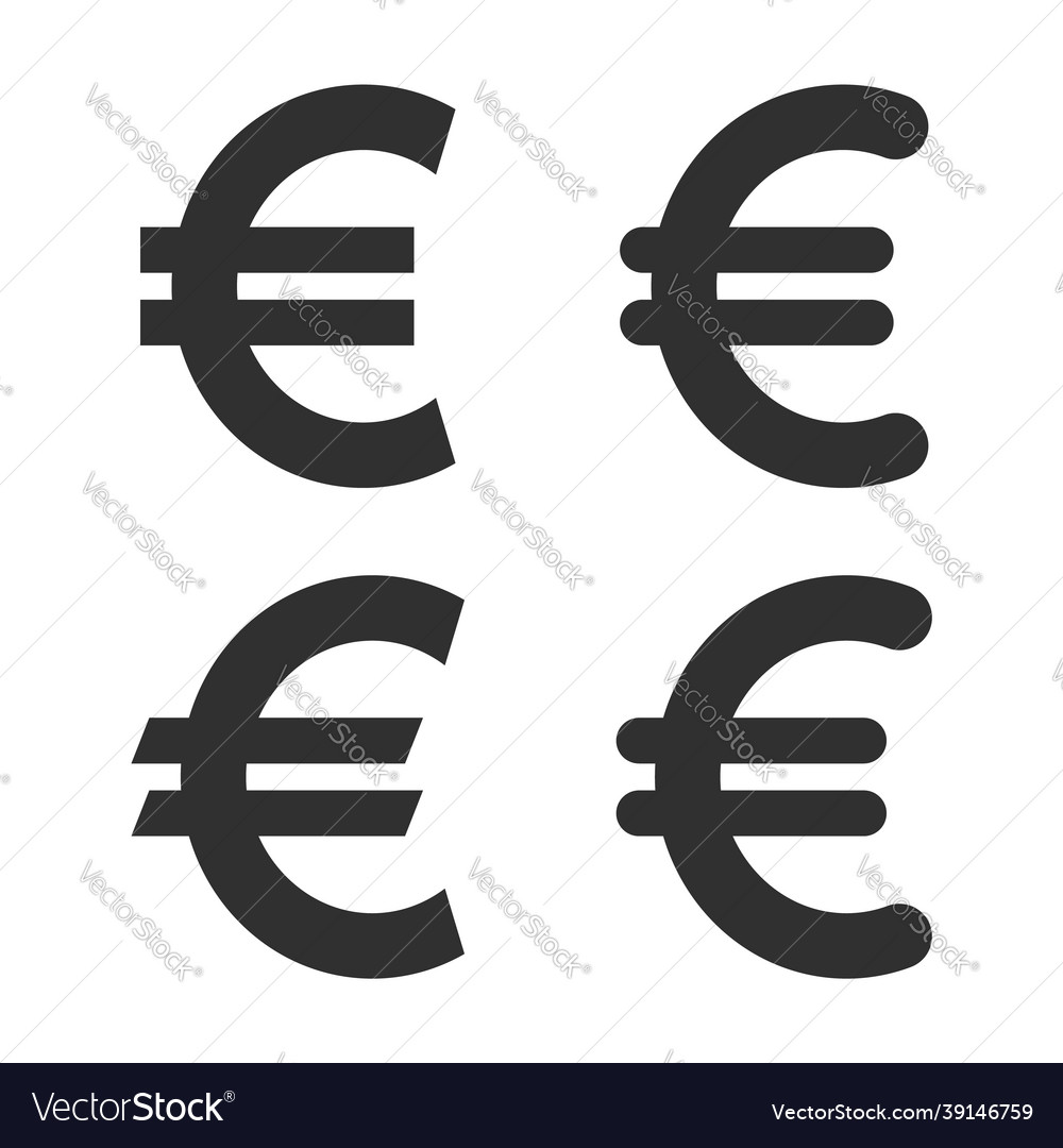 Euro icon money cash