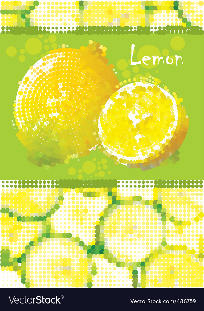 Fresh lemon menu