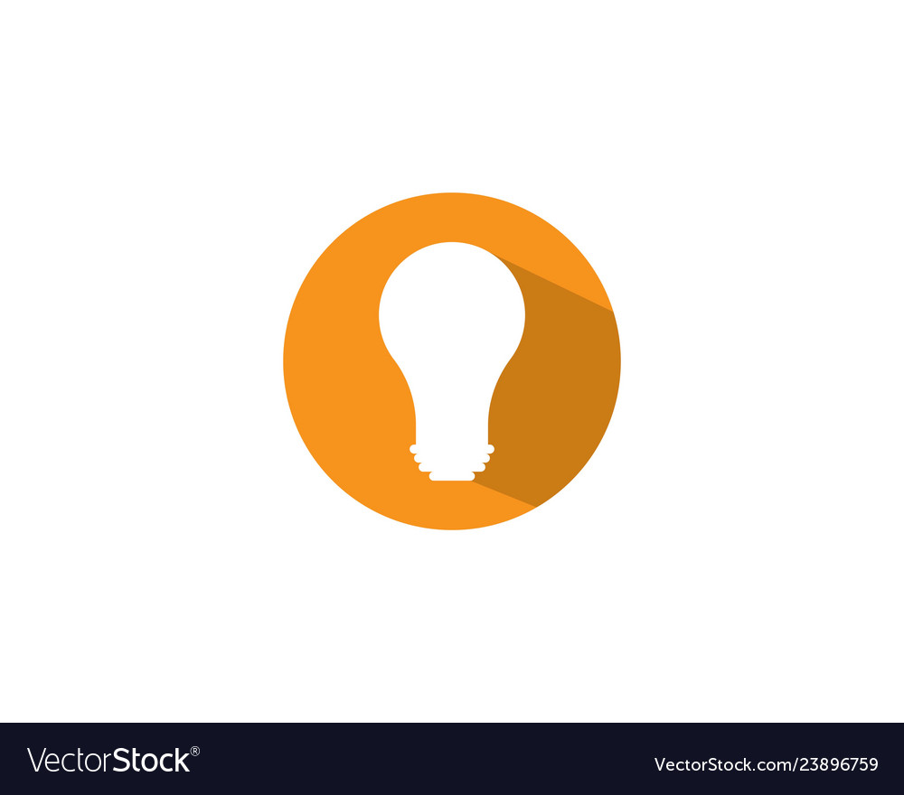 Lightbulb logo template