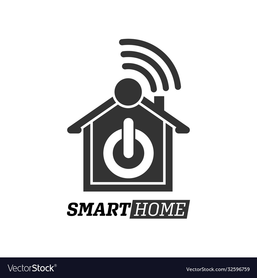 Smart Home Icon für Webseiten-Apps Logos