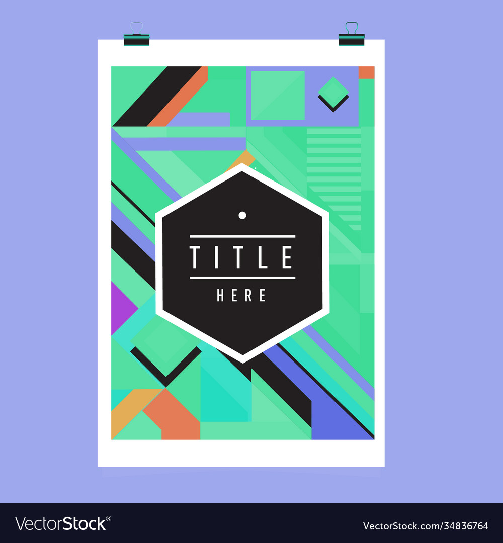 Abstract colorful geometric pattern background Vector Image Abstract colorful geometric pattern background