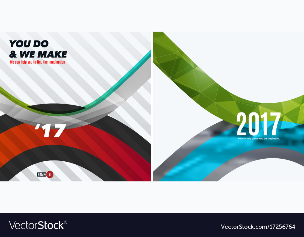 Abstract design elements for graphic layout