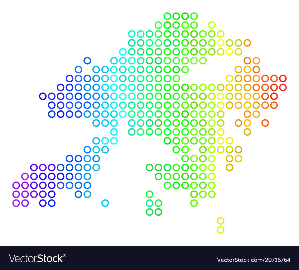 Spectrum circle dot hong kong map