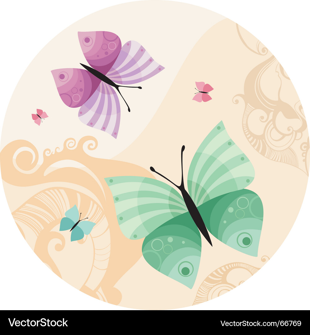 Butterfly Royalty Free Vector Image - VectorStock