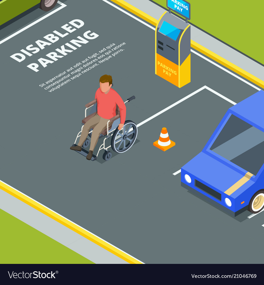 entrance-for-urban-parking-for-disabled-peoples-vector-image