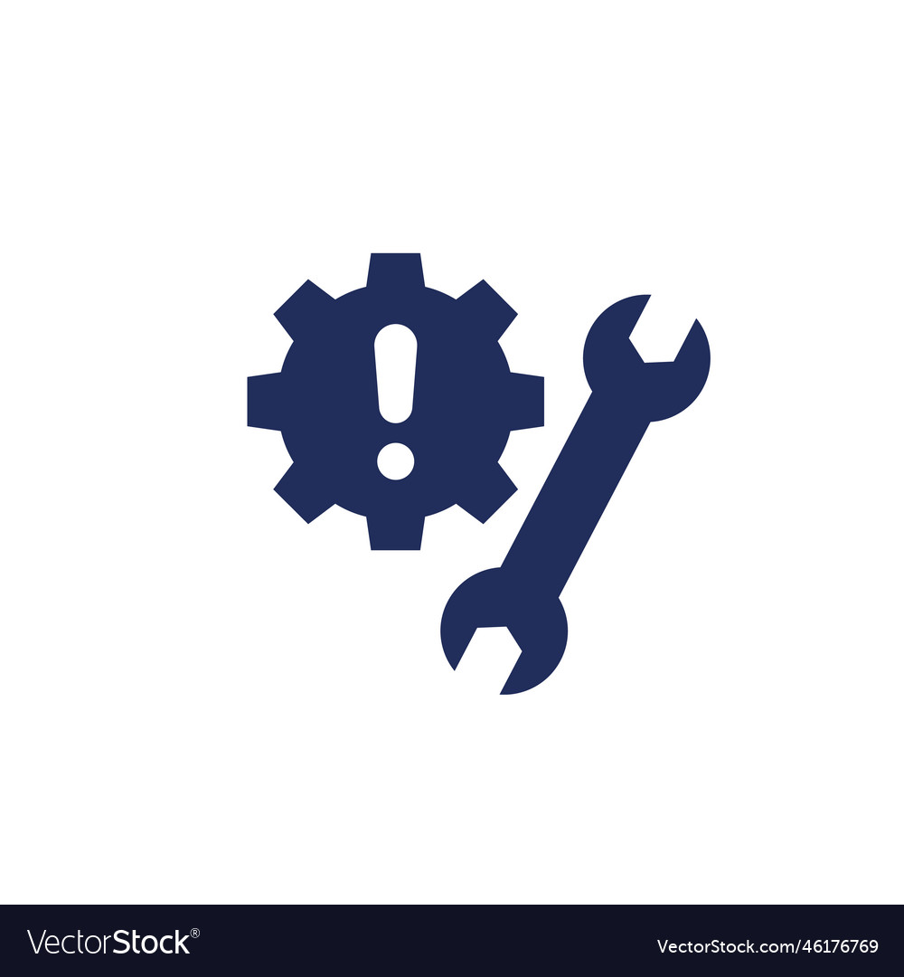 Fixing errors or technical problems icon