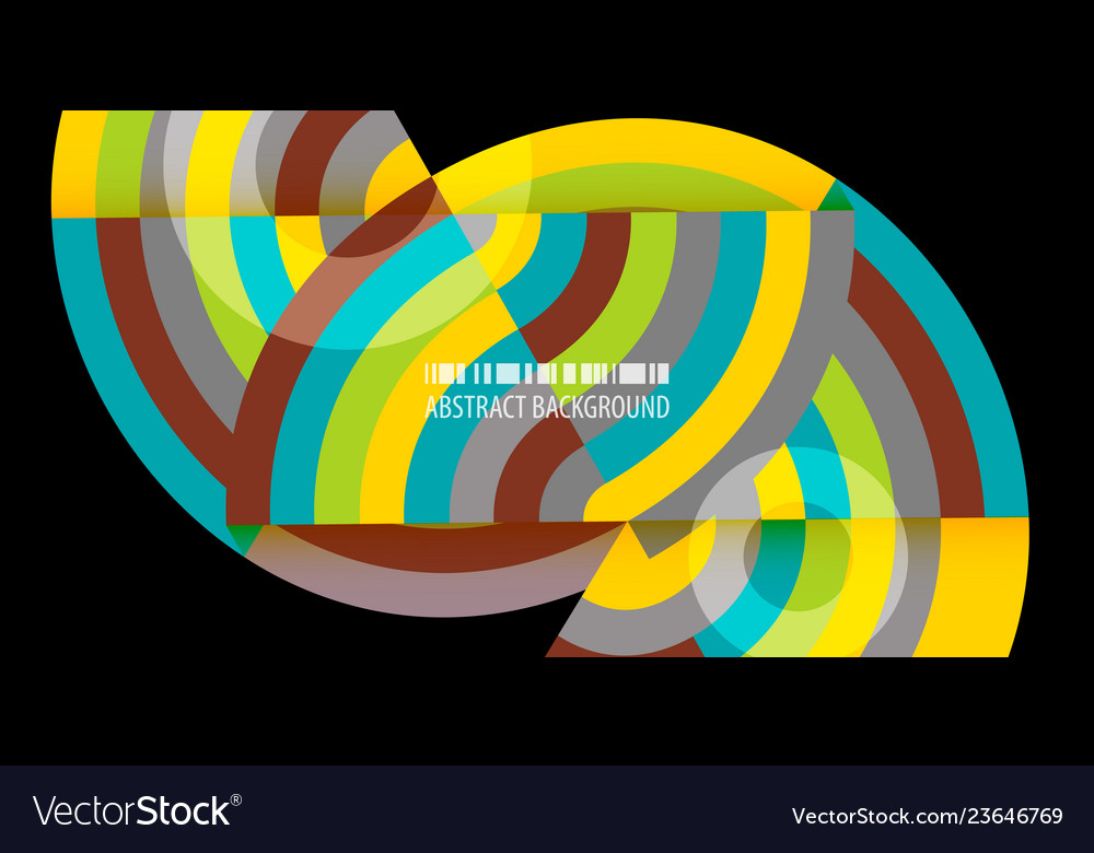 Geometric colorful abstract background vector image Geometric colorful abstract background