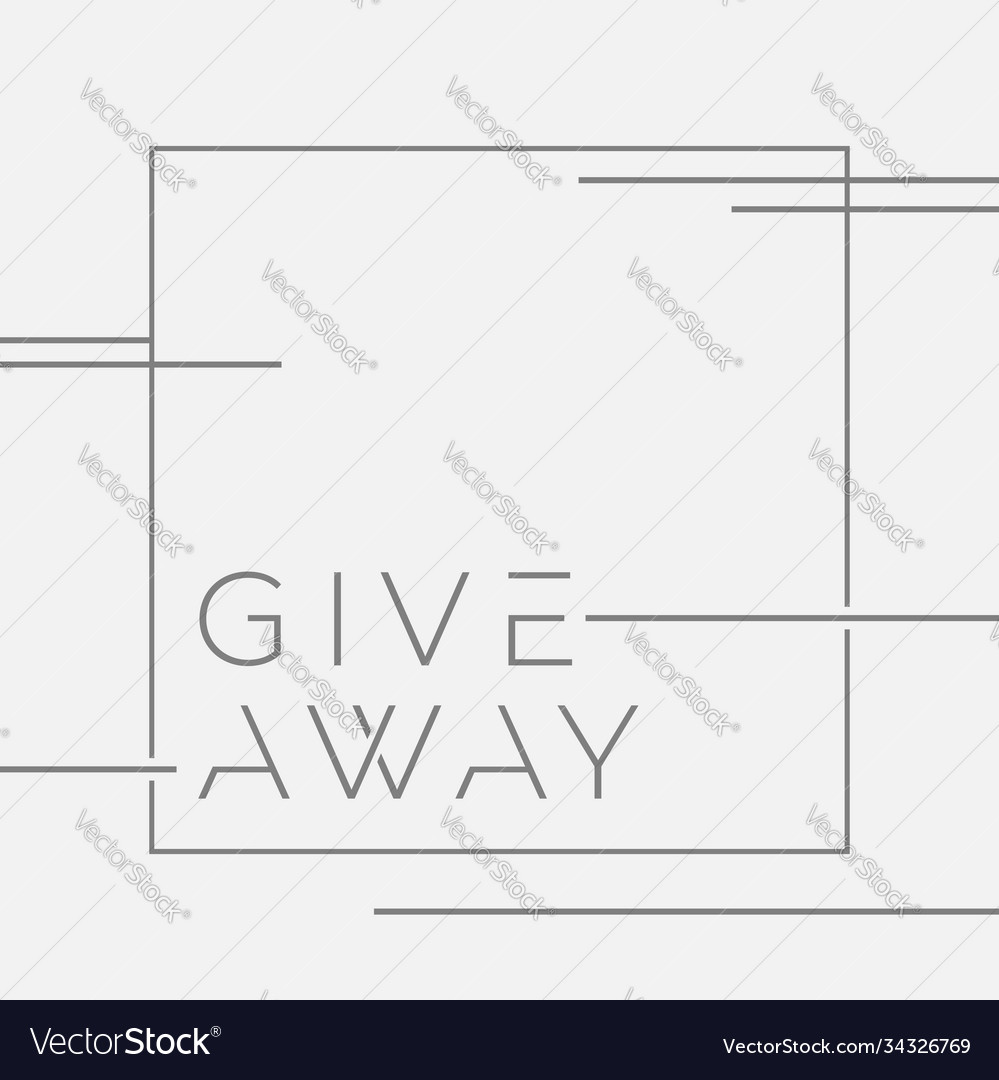 Giveaway Banner für Wettbewerbe in sozialen Medien