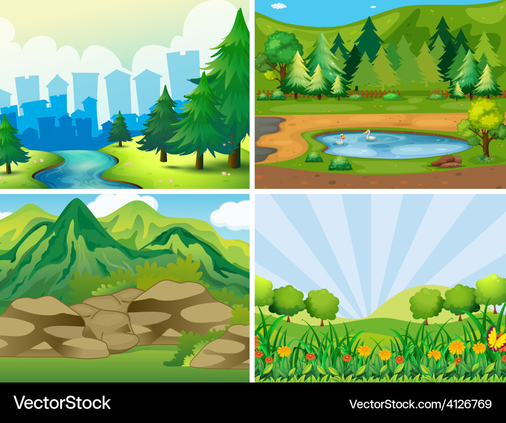 Park Royalty Free Vector Image - VectorStock