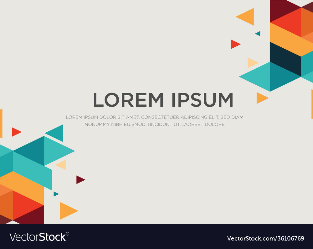 Polygon background modern design hexagon style
