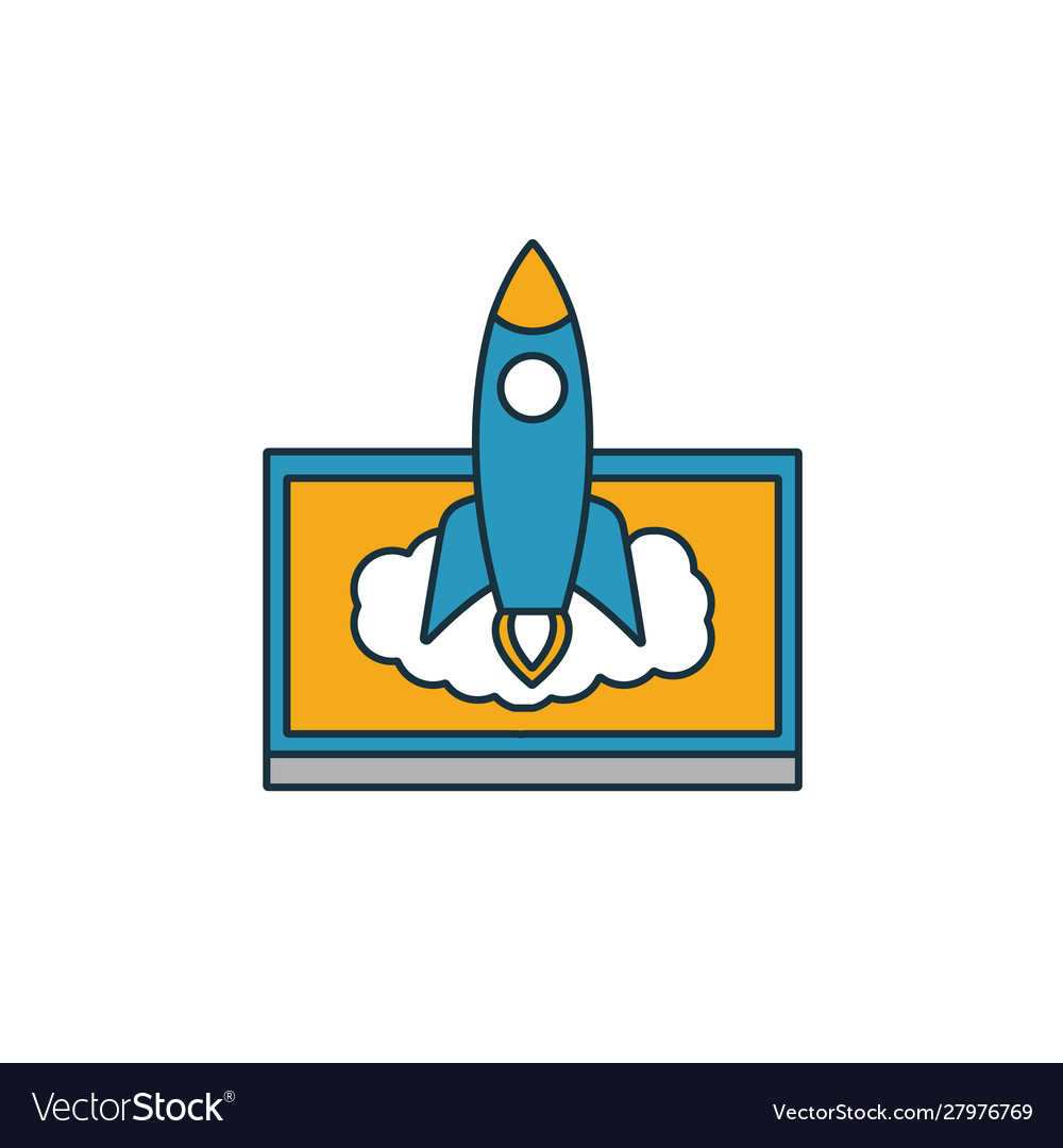 Speed seo icon simple element from icons