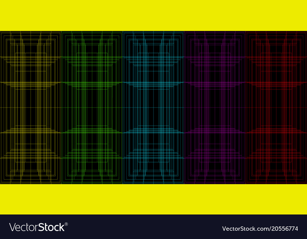 A set of grid perspective elements for the design