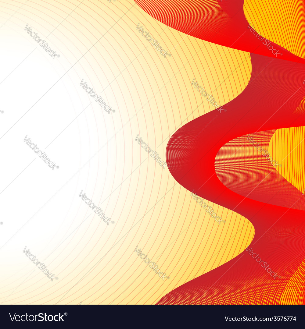 Abstract background with red lines