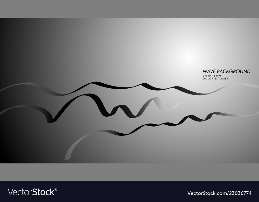 Abstract background with wave and line patterns vector image Abstract background with wave and line patterns
