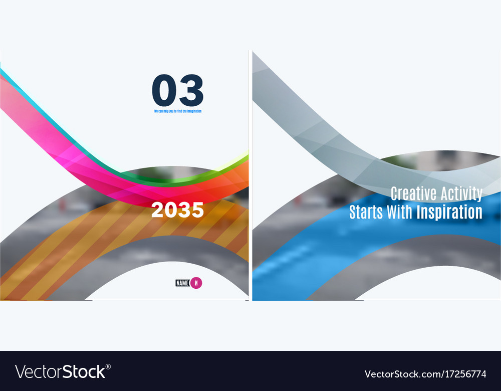 Abstract design elements for graphic layout