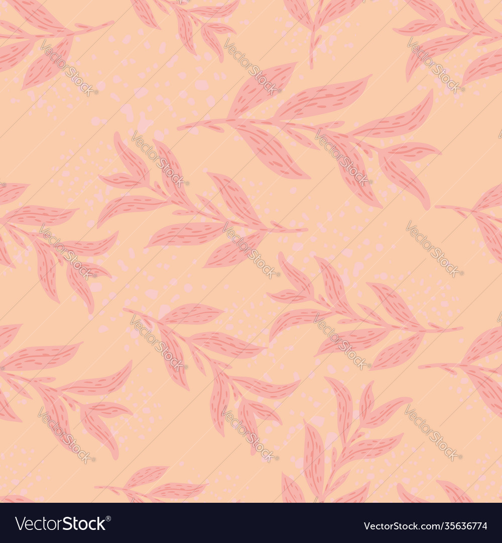 Decorative seamless doodle pattern with random Vector Image Decorative seamless doodle pattern with random