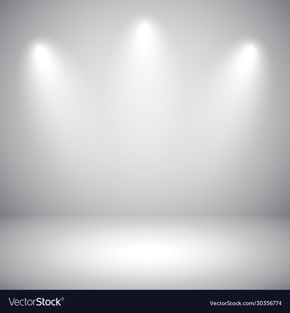 Empty gray studio abstract background Royalty Free Vector