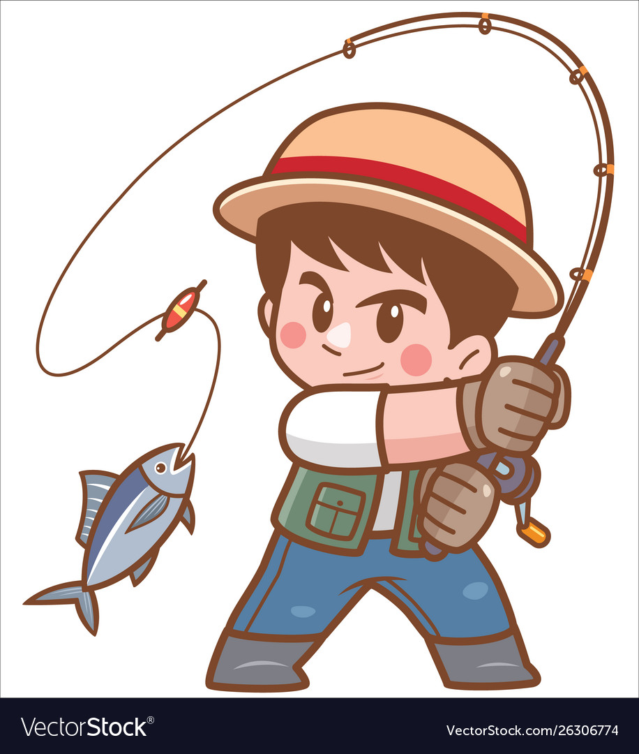 Fishing Royalty Free Vector Image - VectorStock