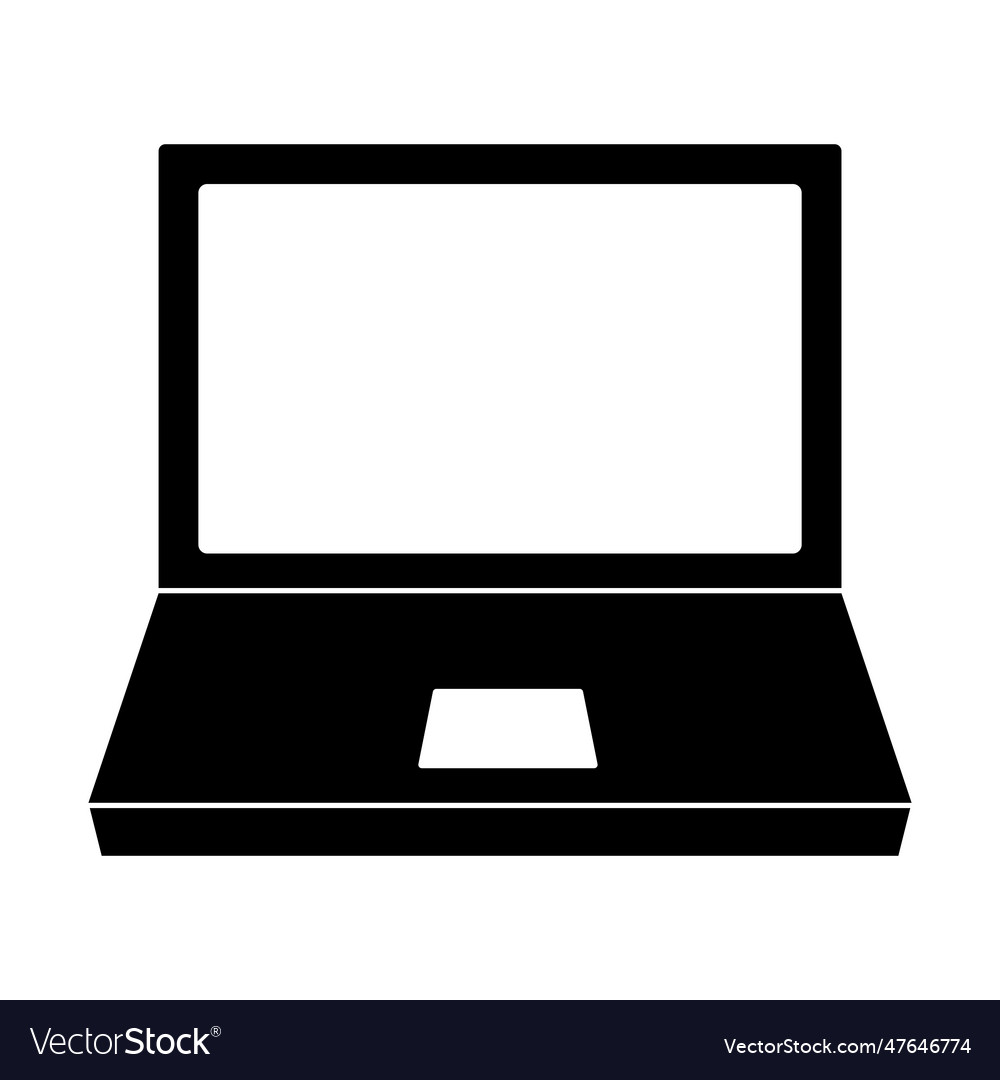 Laptop Icon Royalty Free Vector Image Vectorstock