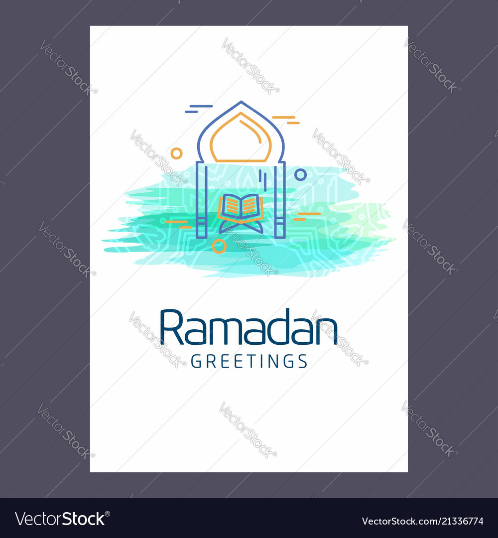 Ramadan kareem background calligraphy greeting