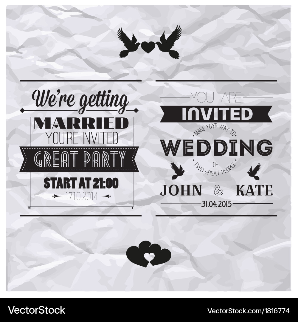 Wedding Royalty Free Vector Image - VectorStock