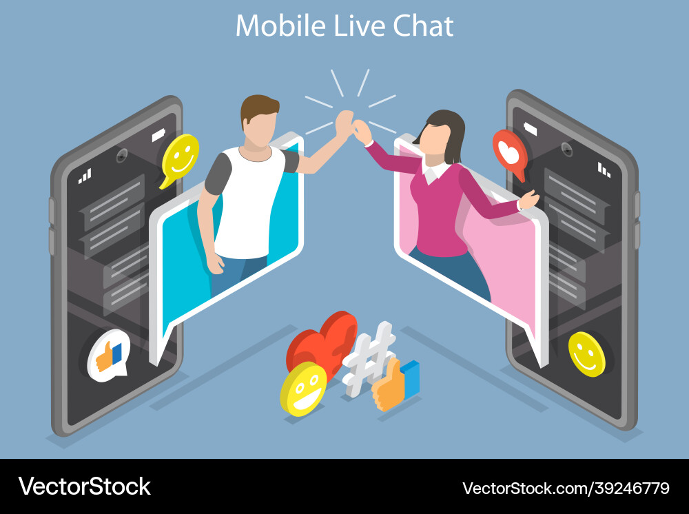 3d isometric flat conceptual Royalty Free Vector Image