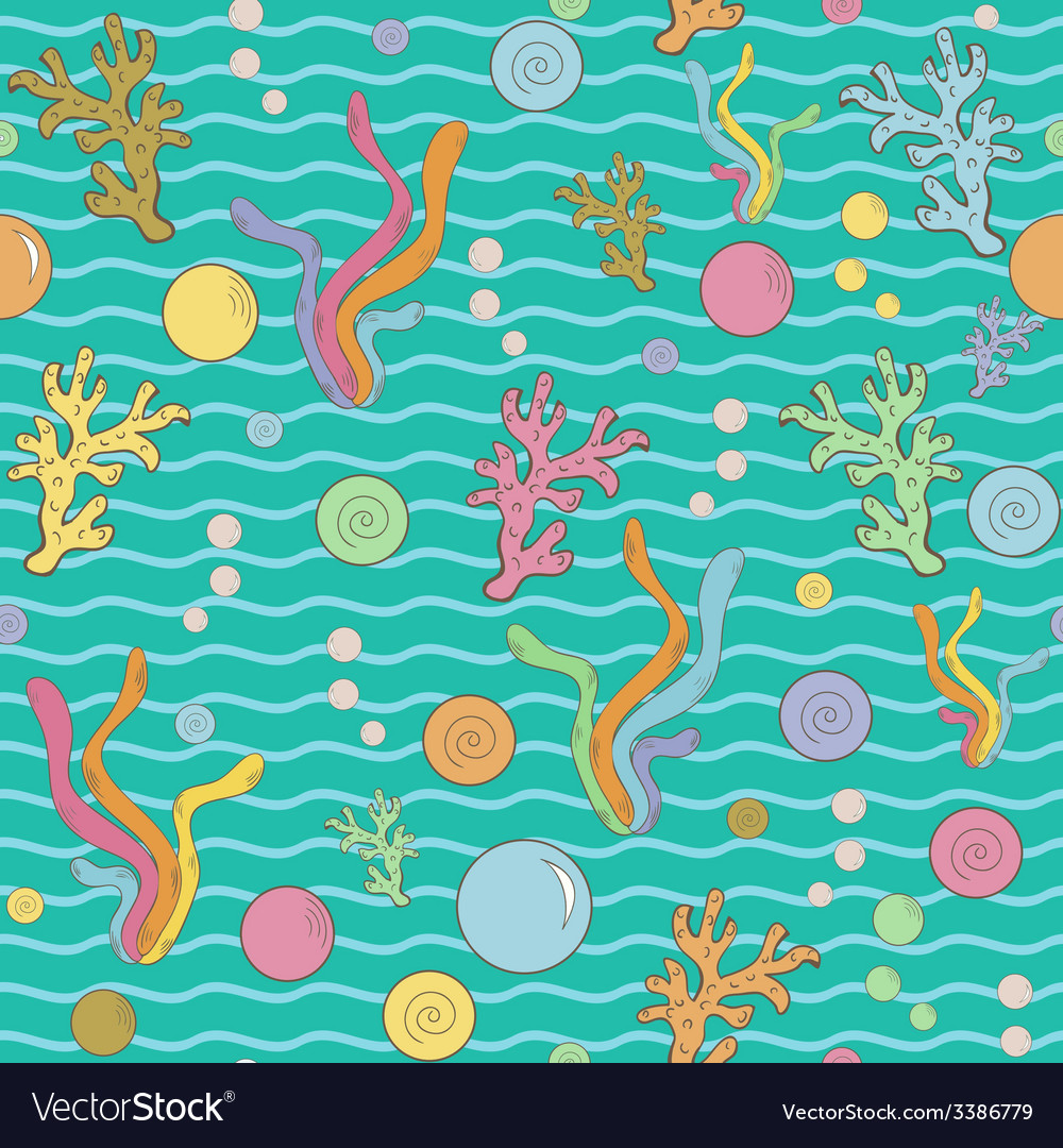 Abstract algae pattern