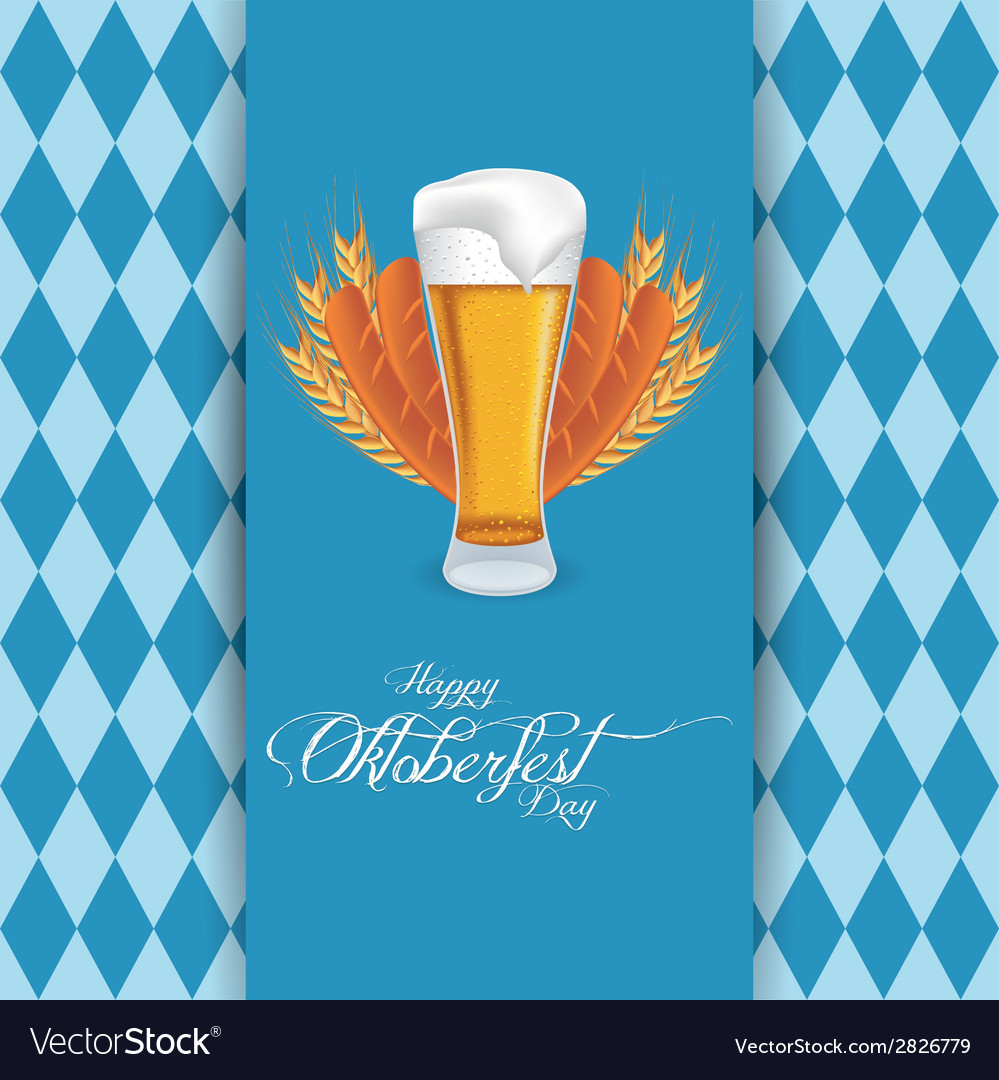 Abstract oktoberfest background with special