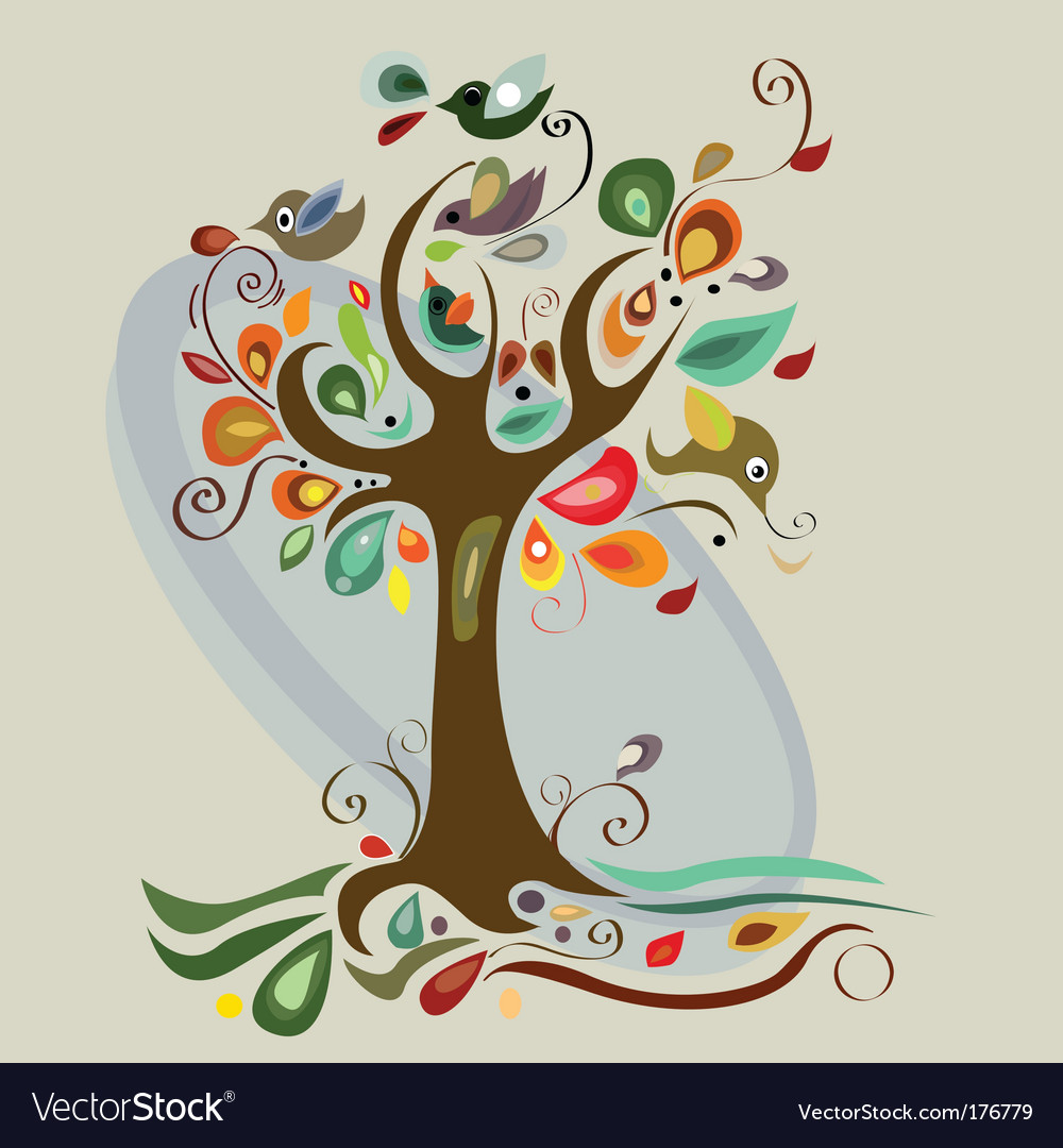 Autumn Artwork Royalty Free Vector Image - Vectorstock