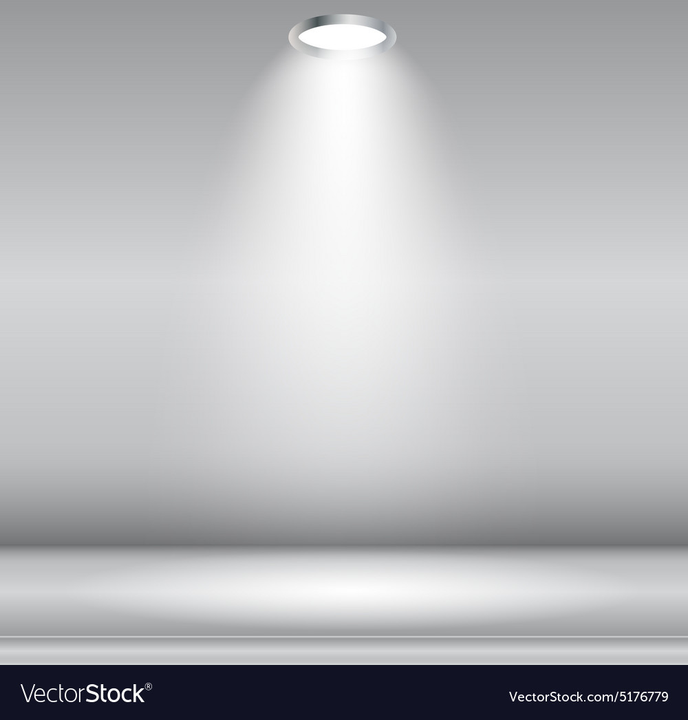 Background with lighting lamp empty space