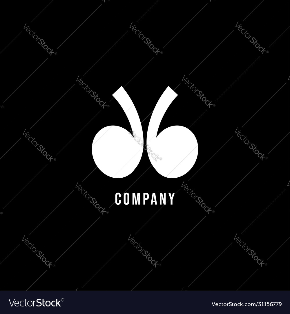 Lowercase letter db alphabet logo design template