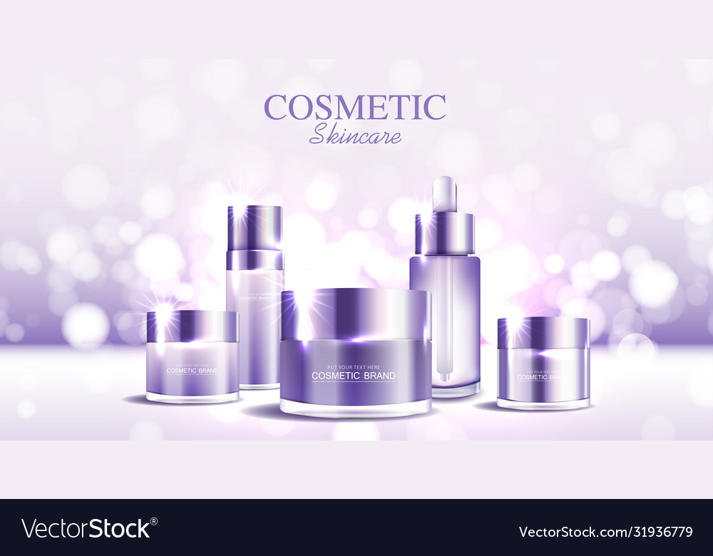 Purple Cosmetics & Skin Care Ads