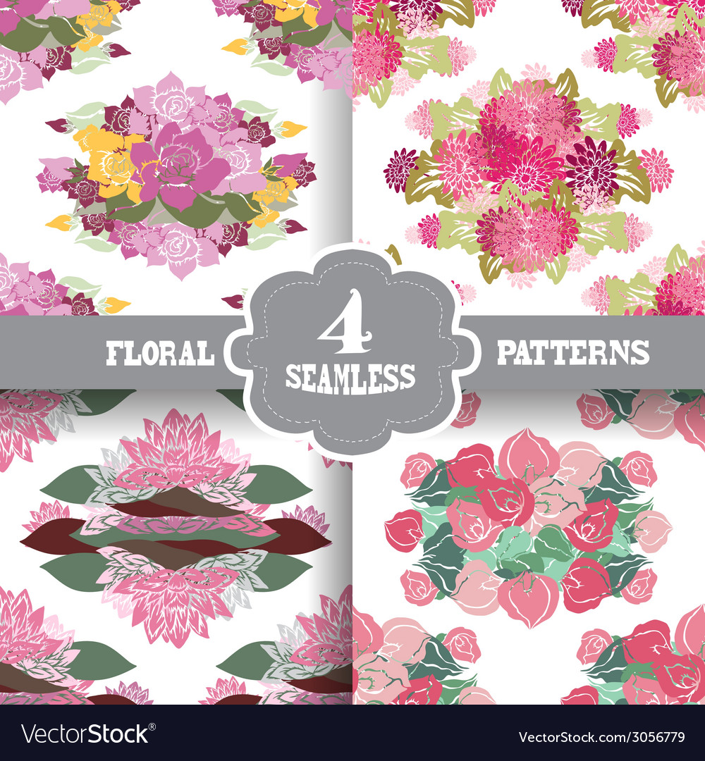 Seamless patterns set