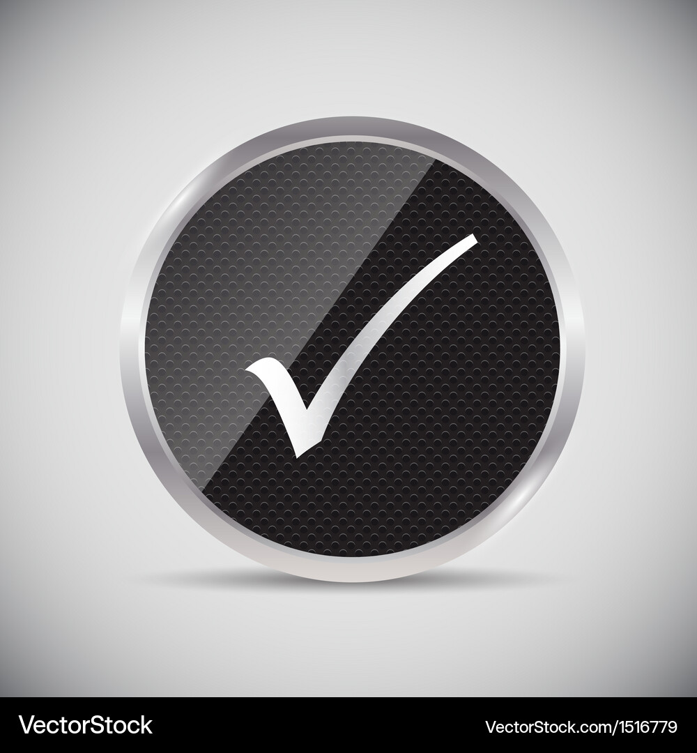 Shine glossy computer icon Royalty Free Vector Image