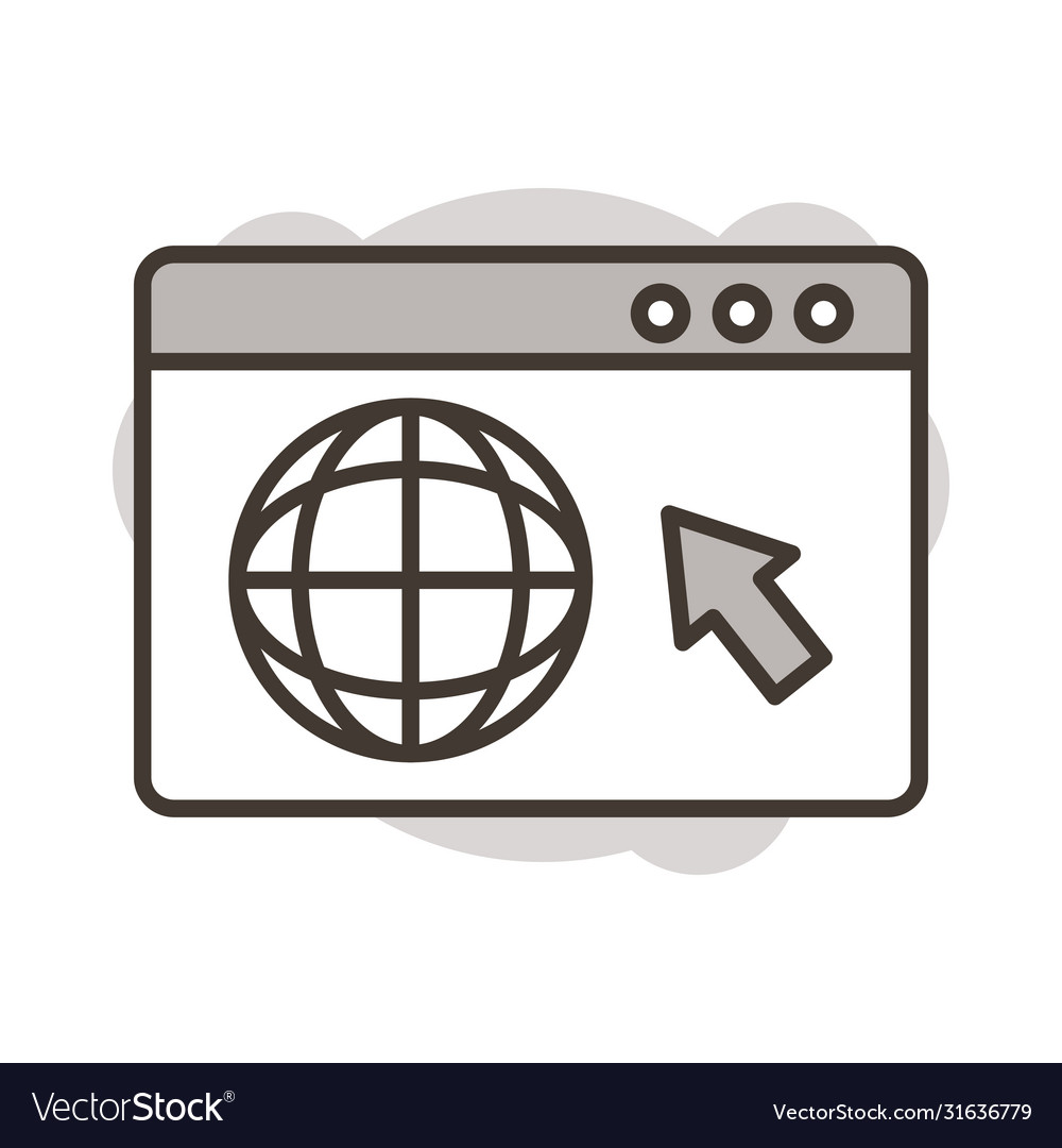 Sphere browser in template line style