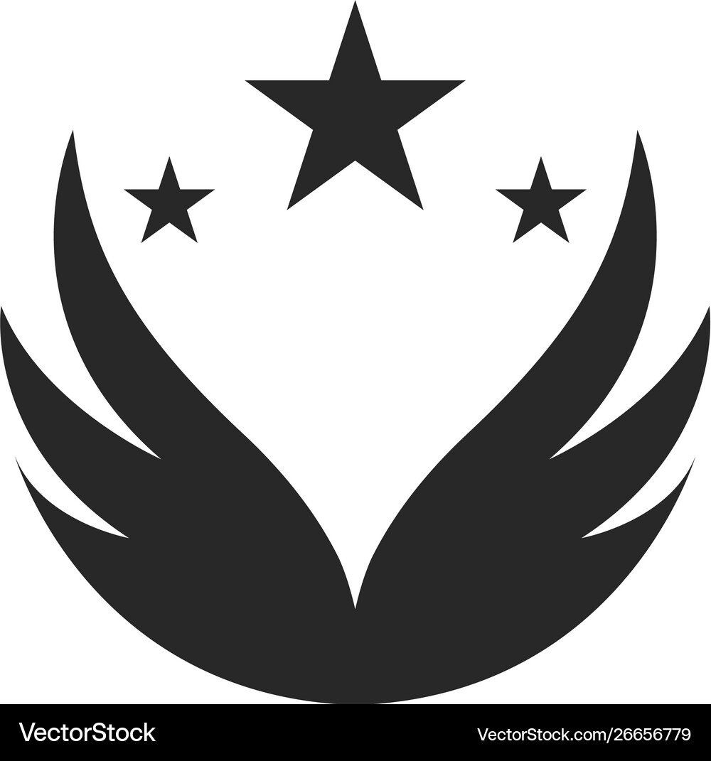 Wing logo template Royalty Free Vector Image - VectorStock