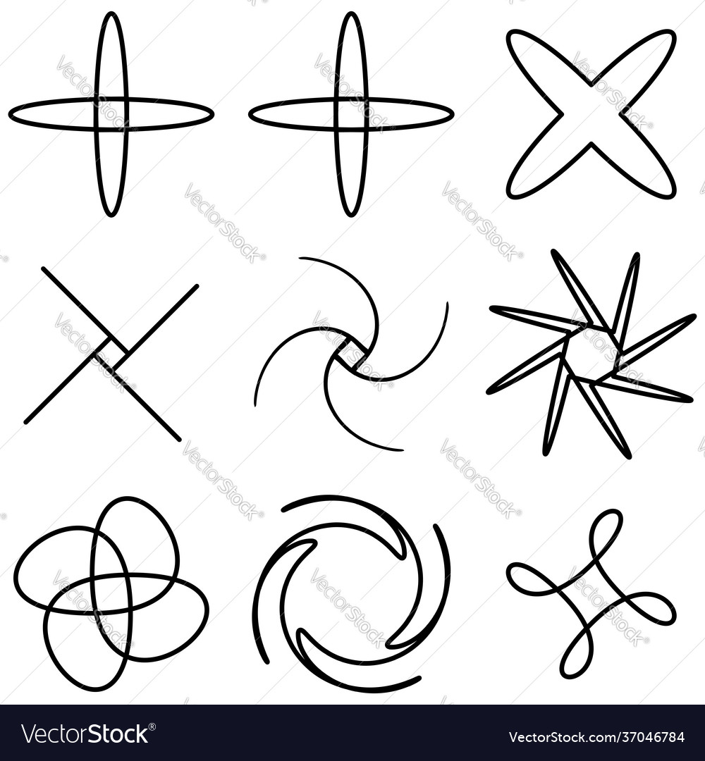 Abstract motif mandala shape design element Vector Image Abstract motif mandala shape design element