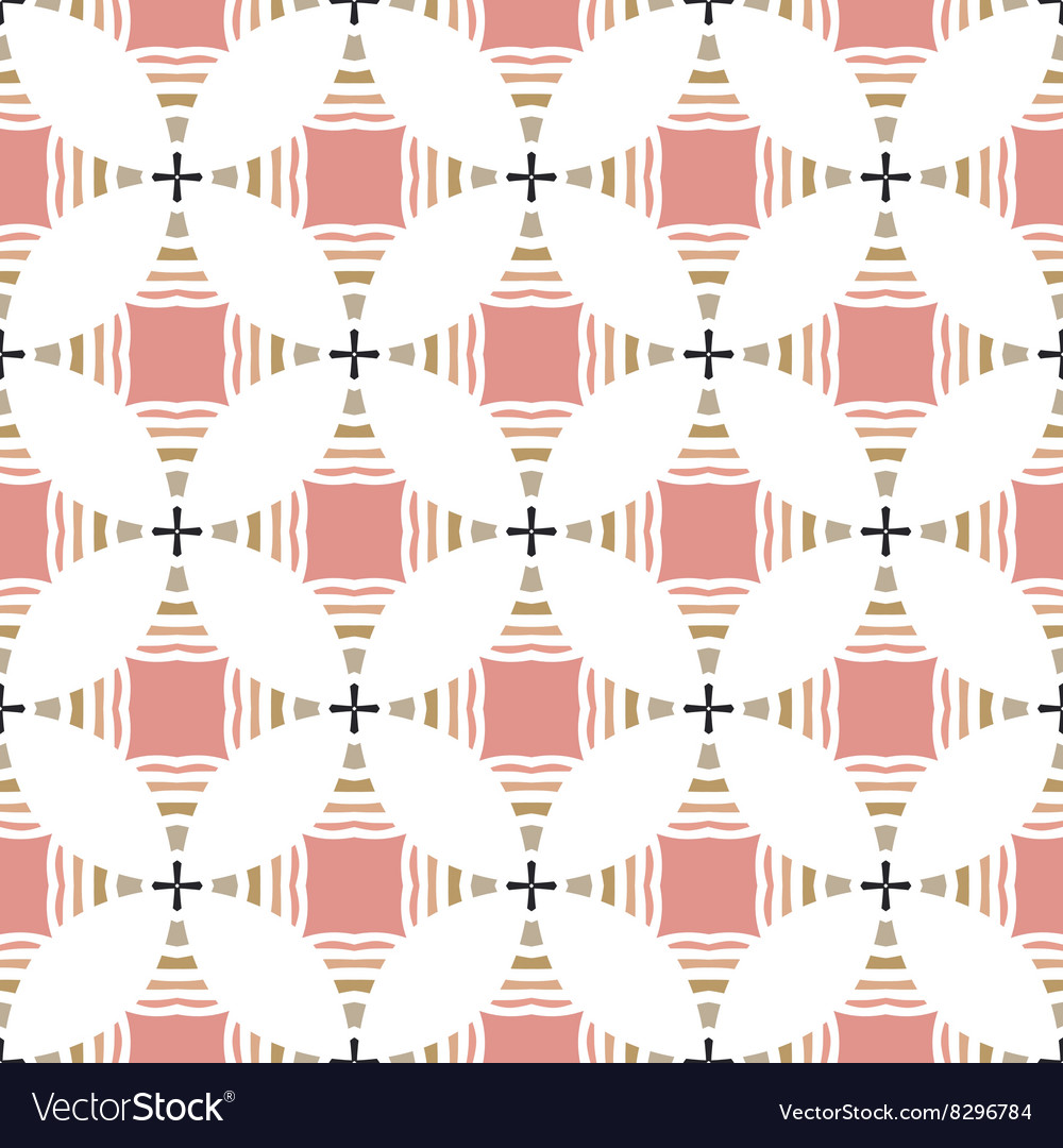 Brick Red Abstract Pattern