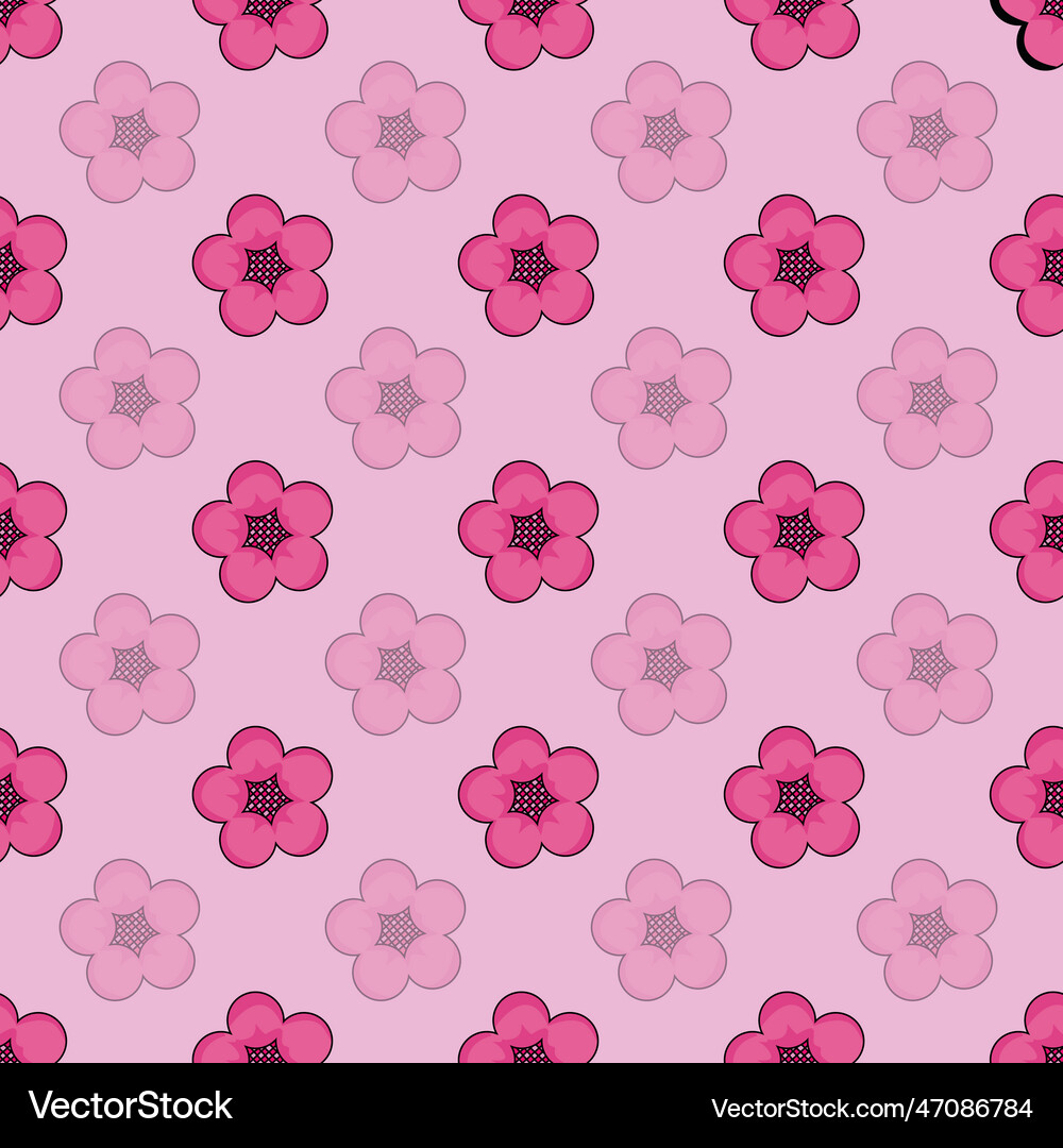 Floral seamless pattern background Royalty Free Vector Image
