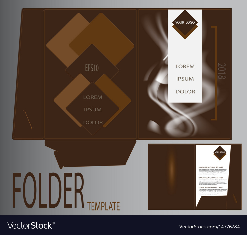 Presentation folder template