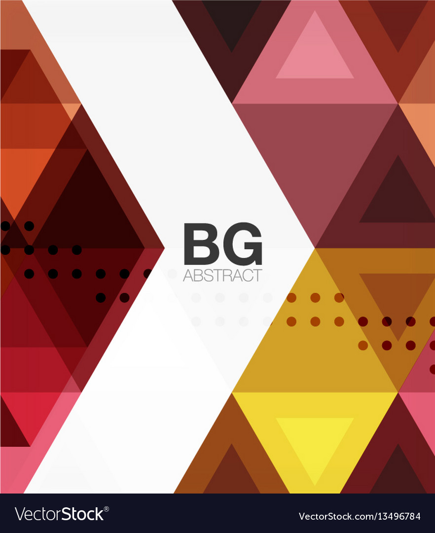 Triangles abstract background