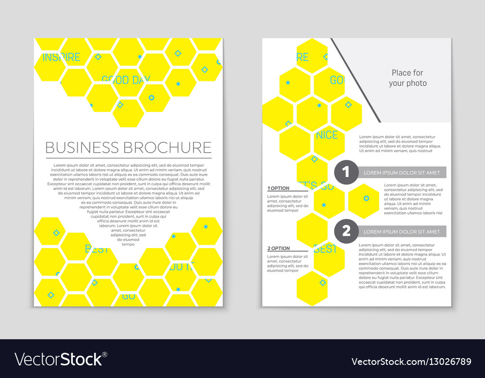 Abstract layout background set for art