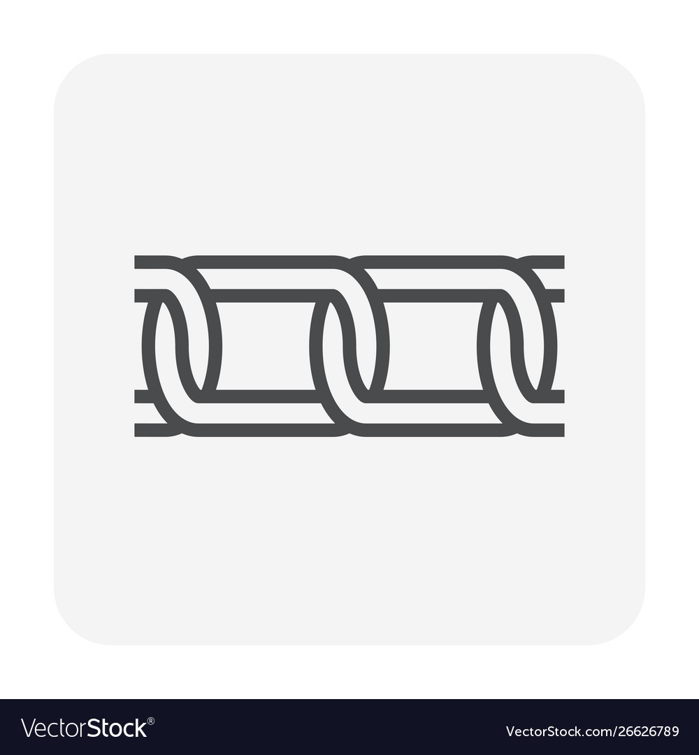 Chain icon black vector image Chain icon black