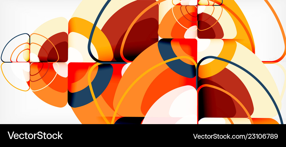 Circle abstract background Royalty Free Vector Image